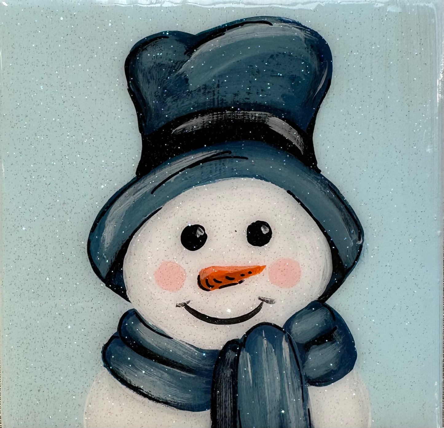 Snowman Coaster Set