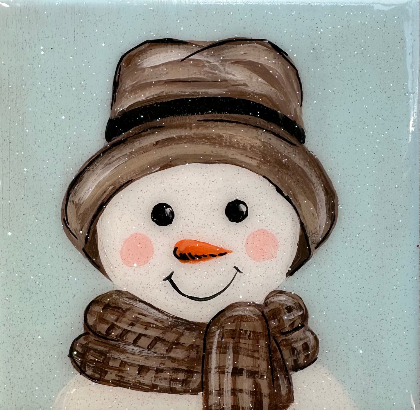 Snowman Coaster Set